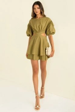 Sundae Muse Vita Dress / Khaki DRESSES