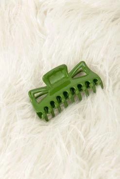 Sundae Muse Glossy Claw Clip / Green
