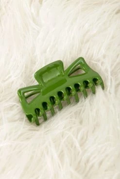 Sundae Muse Glossy Claw Clip / Green