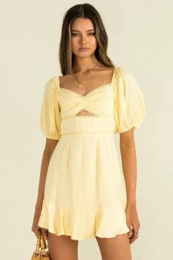 Sundae Muse Gabby Dress / Yellow