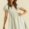 Sundae Muse Maree Dress / Green Check