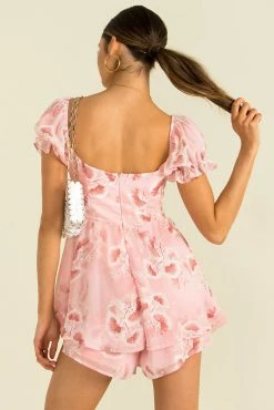 Sundae Muse Playsuits & Rompers Natalie Playsuit / Pink
