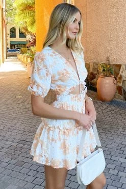 Sundae Muse Kirralee Dress / Orange DRESSES 36 Sundae Muse Kirralee Dress / Orange DRESSES