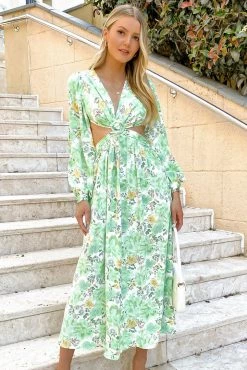 Sundae Muse New Arrivals Havana Dress / Green