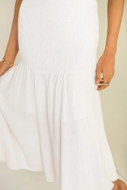 Sundae Muse New Arrivals Cara Skirt / White