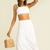 Sundae Muse New Arrivals Cara Skirt / White