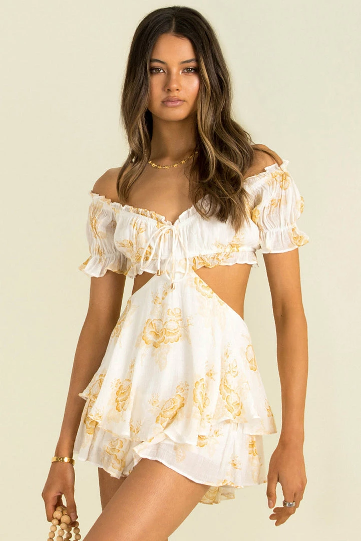 Sundae Muse Sway Playsuit / Yellow 8 Sundae Muse Sway Playsuit / Yellow