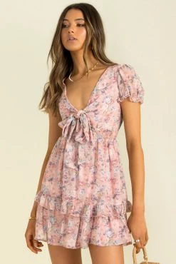 Sundae Muse DRESSES Genevieve Dress / Pink