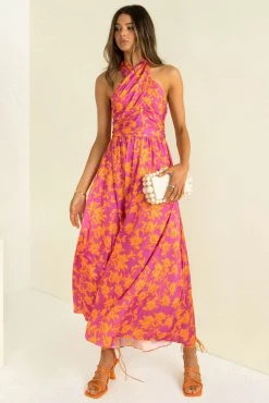 Sundae Muse New Arrivals Rafael Dress / Magenta