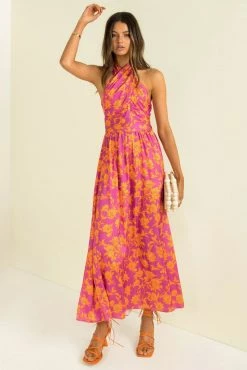 Sundae Muse New Arrivals Rafael Dress / Magenta