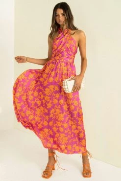 Sundae Muse New Arrivals Rafael Dress / Magenta