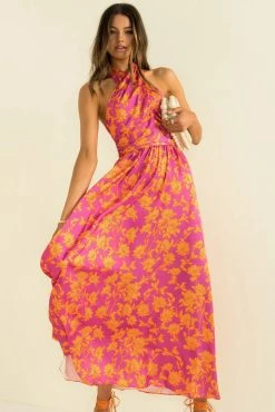 Sundae Muse New Arrivals Rafael Dress / Magenta