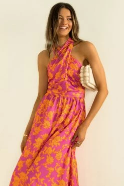 Sundae Muse New Arrivals Rafael Dress / Magenta