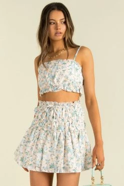 Sundae Muse Mina Top / Blue Floral