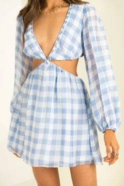 Sundae Muse Tullia Dress / Blue Check