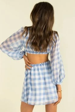 Sundae Muse Tullia Dress / Blue Check