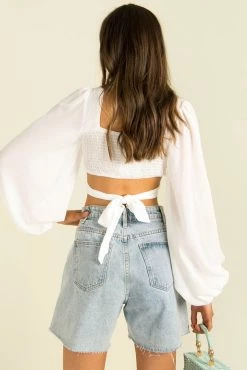 Sundae Muse Christa Top / White New Arrivals