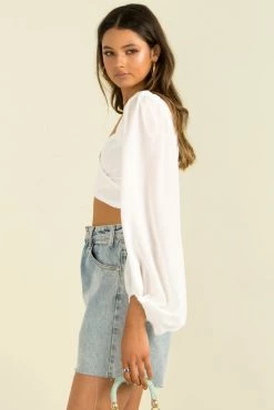 Sundae Muse Christa Top / White New Arrivals