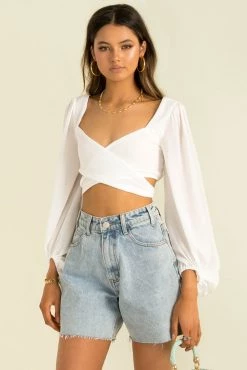 Sundae Muse Christa Top / White New Arrivals