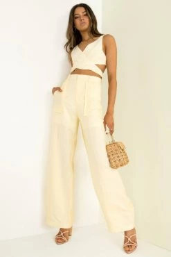 Sundae Muse Estella Pants / Lemon