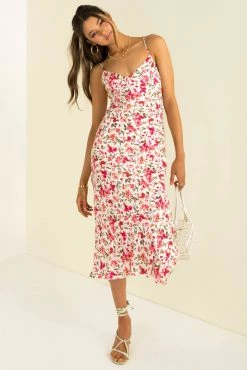 Sundae Muse Sofia Dress / Pink Floral