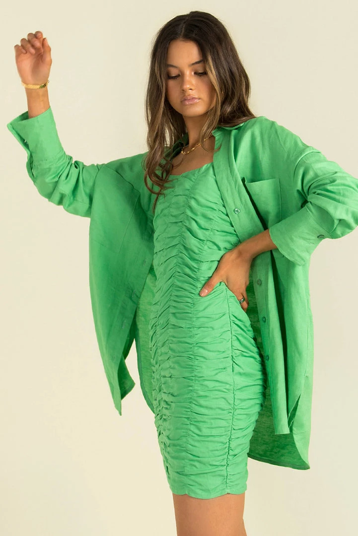 Sundae Muse Cabana Shirt / Green 16 Sundae Muse Cabana Shirt / Green