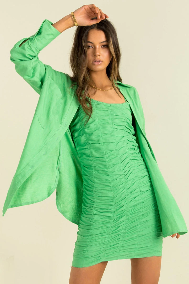 Sundae Muse Cabana Shirt / Green 7 Sundae Muse Cabana Shirt / Green