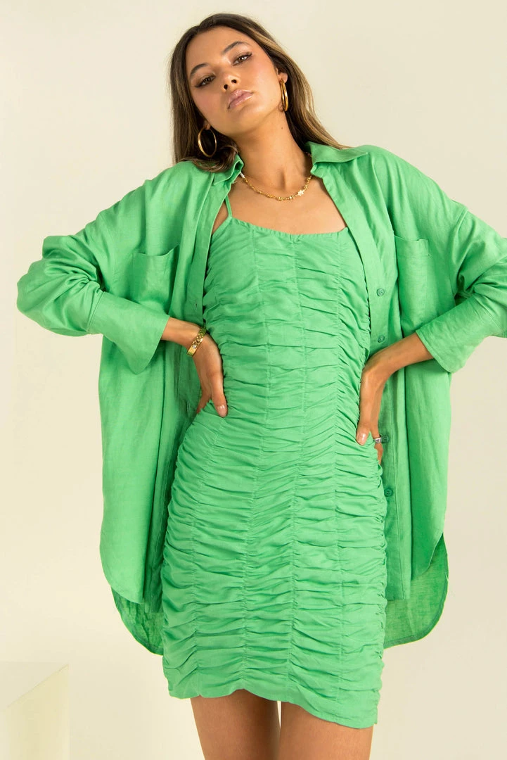 Sundae Muse Cabana Shirt / Green 18 Sundae Muse Cabana Shirt / Green