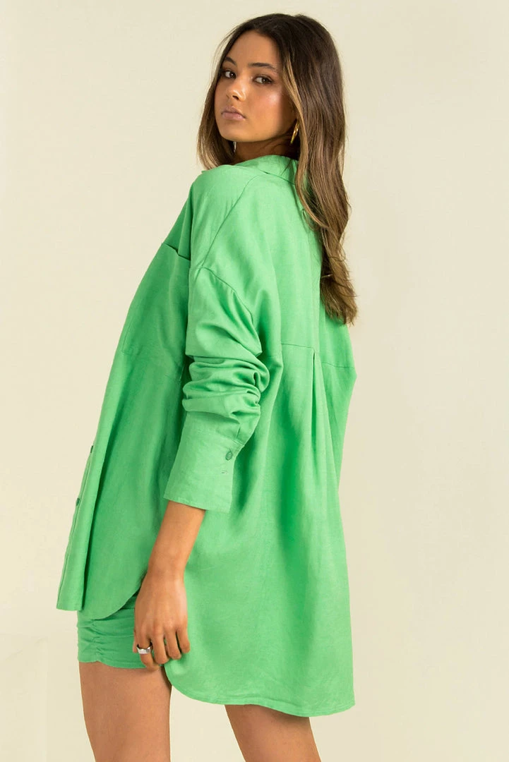 Sundae Muse Cabana Shirt / Green 12 Sundae Muse Cabana Shirt / Green
