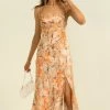 Sundae Muse New Arrivals Estelle Dress / Orange Print