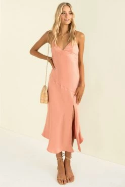 Sundae Muse New Arrivals Charlotte Dress / Peach