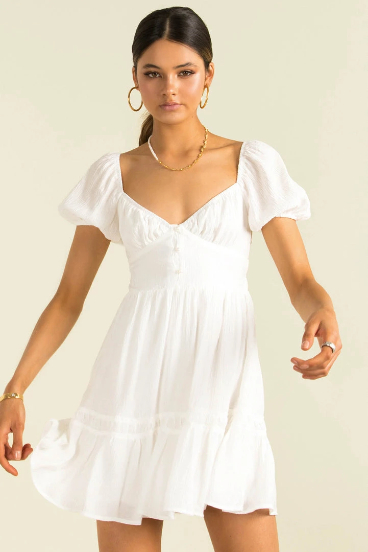 Sundae Muse DRESSES Shelly Dress / White 6 Sundae Muse DRESSES Shelly Dress / White