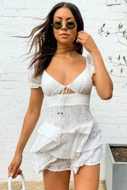 Sundae Muse DRESSES Nancy Dress / White