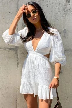 Sundae Muse Monty Dress / White