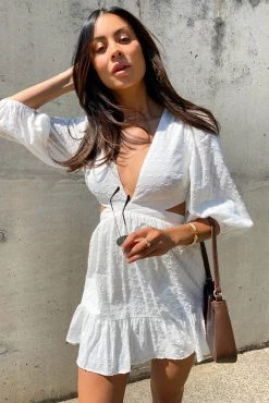 Sundae Muse Monty Dress / White