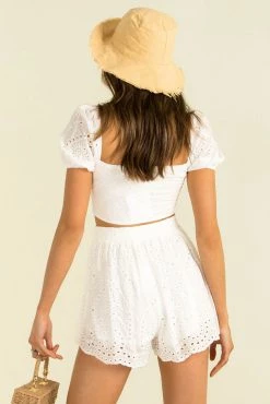 Sundae Muse Rhia Shorts / White