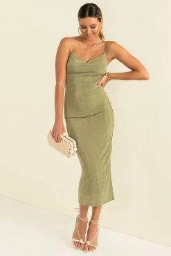 Sundae Muse Tatti Dress / Olive DRESSES 18 Sundae Muse Tatti Dress / Olive DRESSES
