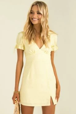 Sundae Muse Amalfi Dress / Lemon