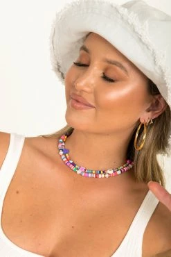 Sundae Muse Beaded Necklace / Rainbow Accessories