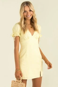 Sundae Muse Amalfi Dress / Lemon