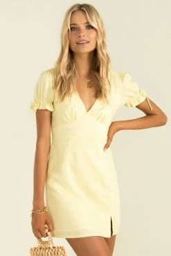 Sundae Muse Amalfi Dress / Lemon