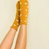 Sundae Muse Accessories Daisy Frill Socks / Yellow
