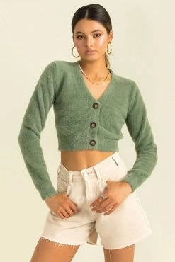 Sundae Muse Cardigans Lula Cardigan / Green