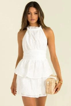 Sundae Muse Alanis Dress / White DRESSES 18 Sundae Muse Alanis Dress / White DRESSES