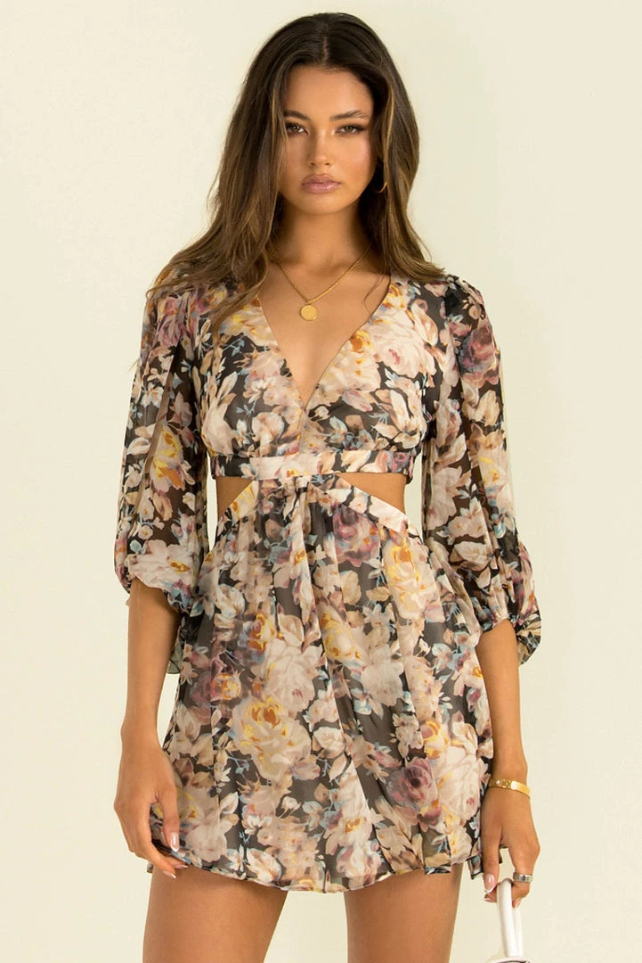 Sundae Muse Tara Dress / Black Floral DRESSES 14 Sundae Muse Tara Dress / Black Floral DRESSES