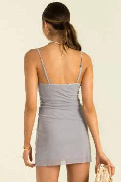 Sundae Muse Kesha Dress / Dusty Blue