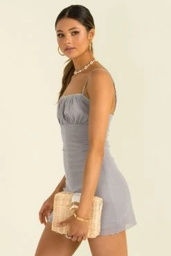 Sundae Muse Kesha Dress / Dusty Blue