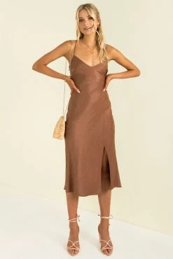 Sundae Muse Cressida Dress / Chocolate DRESSES