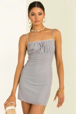 Sundae Muse Kesha Dress / Dusty Blue