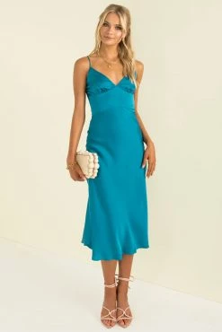 Sundae Muse New Arrivals Tyra Dress / Teal